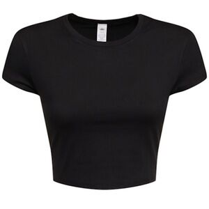 ALO Yoga Black Crop Top
